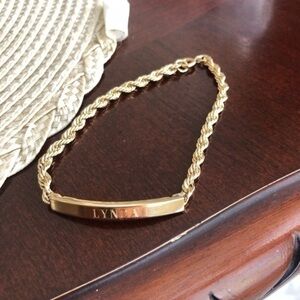 Speidel USA Gold Tone Lynda Bracelet